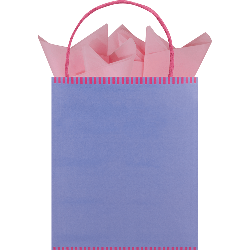 Orchid - Medium 2-Tone Kraft Gift Bag    