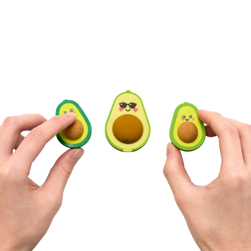 Avocado Love Erasers & Sharpener    