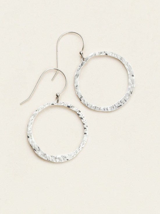 Holly Yashi Connie Hoop Earrings - Silver    