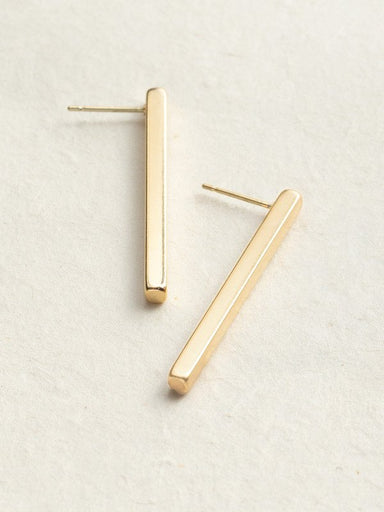 Holly Yashi Riley Large Post Earrings - Gold    