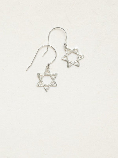 Holly Yashi Star of David Earrings - Silver    