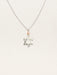 Holly Yashi Star of David Drop Necklace - Silver    