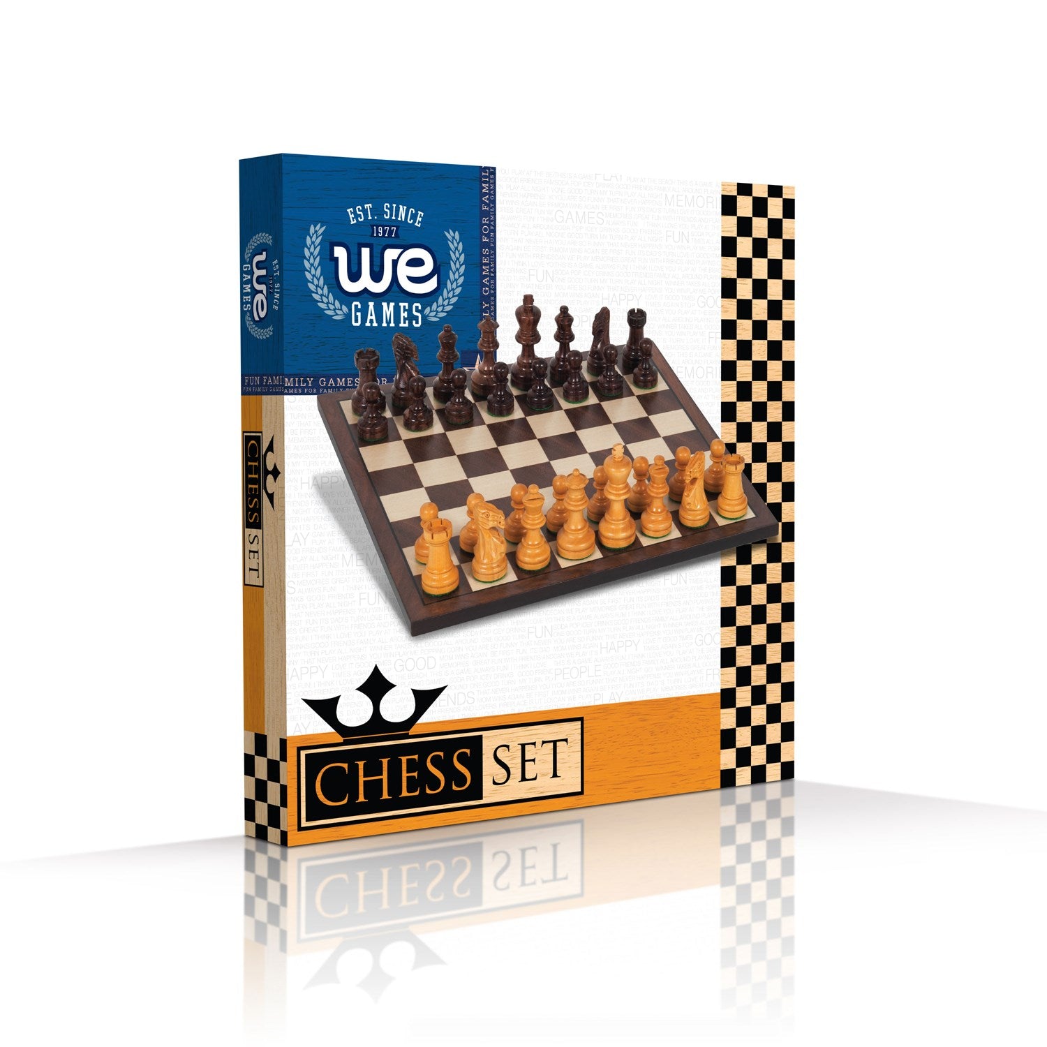 12 Inch Wooden Chess Set    