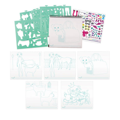 Best Furry Friends Sketch Portfolio Set    