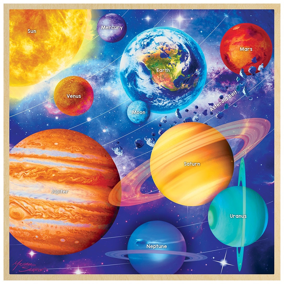 Solar System 48 Piece Wood Puzzle    