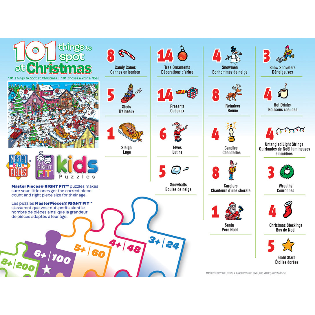 101 Things To Spot at Christmas 101 Piece Puzzle    