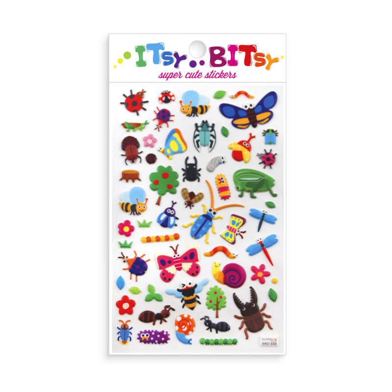 Itsy Bitsy Stickers - Bug Life    