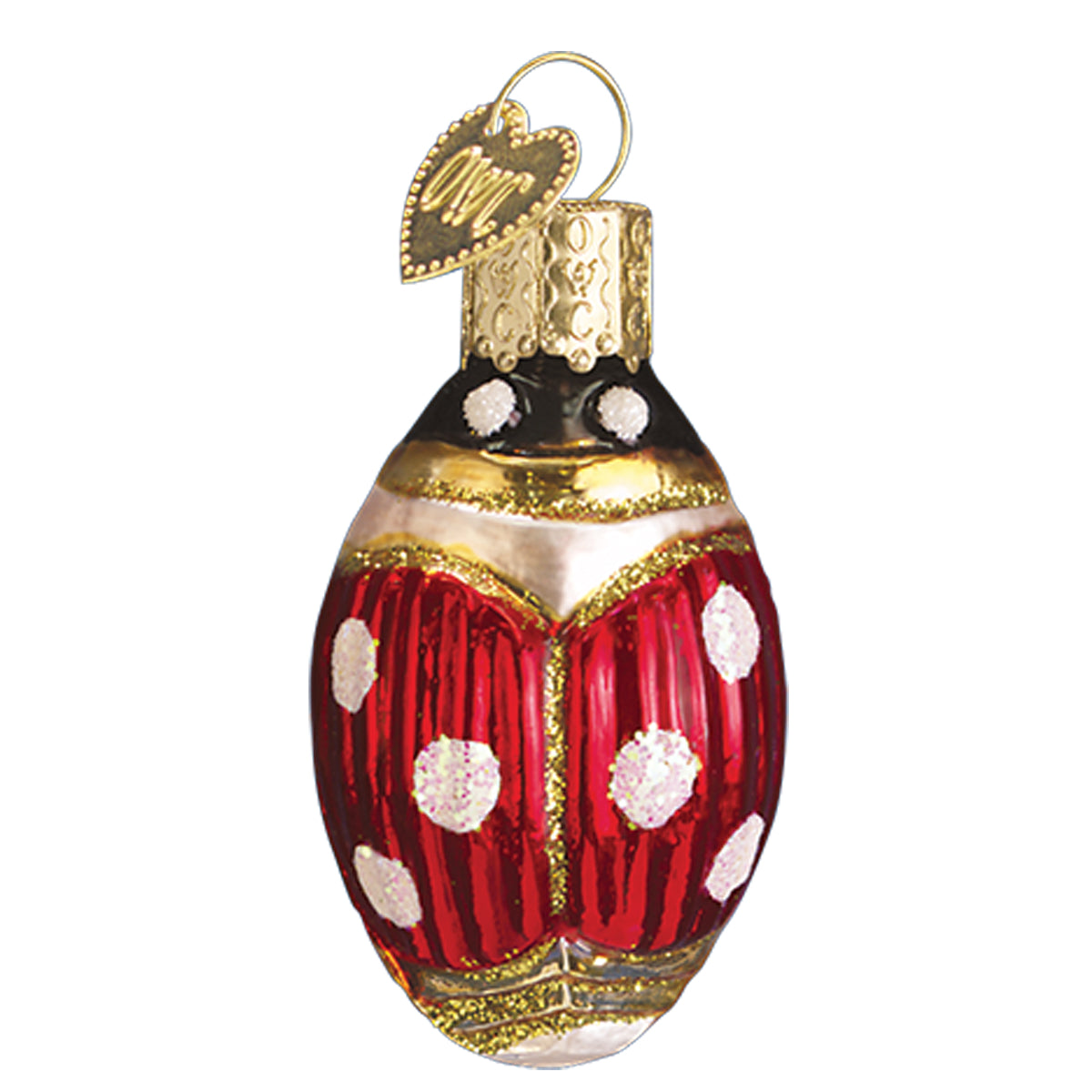 Old World Christmas Lucky Ladybug Ornament    