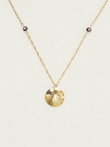 Holly Yashi Ashley Pendant Necklace - Peacock/Gold    