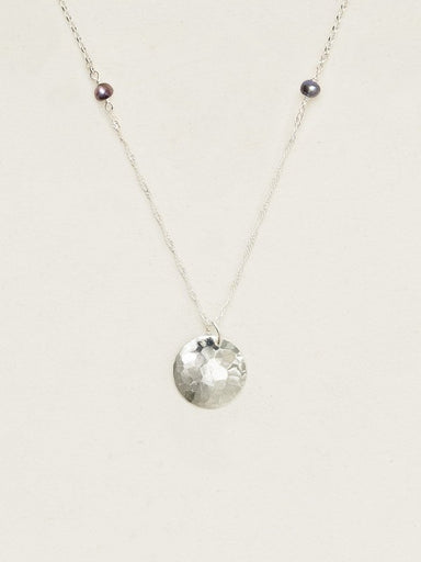 Holly Yashi Ashley Pendant Necklace - Peacock/Silver    