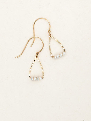 Holly Yashi Miramar Earrings in Pearl    