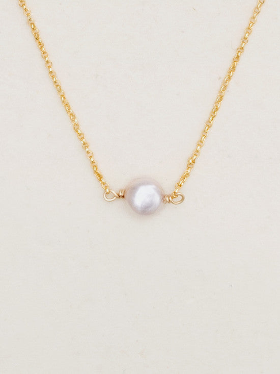 Holly Yashi Marina Pearl Necklace - Gold and Cream    