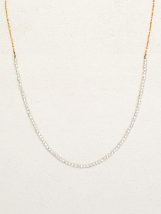 Holly Yashi Phoebe Pearl Necklace in White    