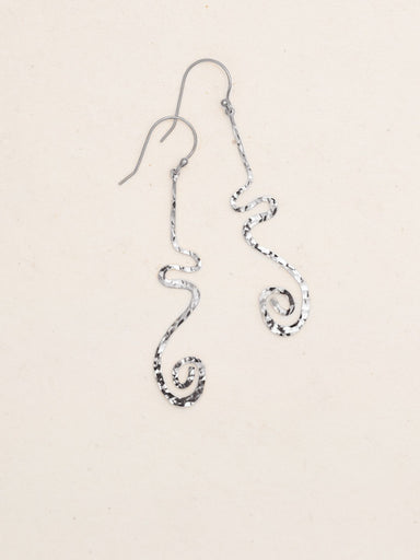 Holly Yashi Wandering Journey Earrings in Silver    