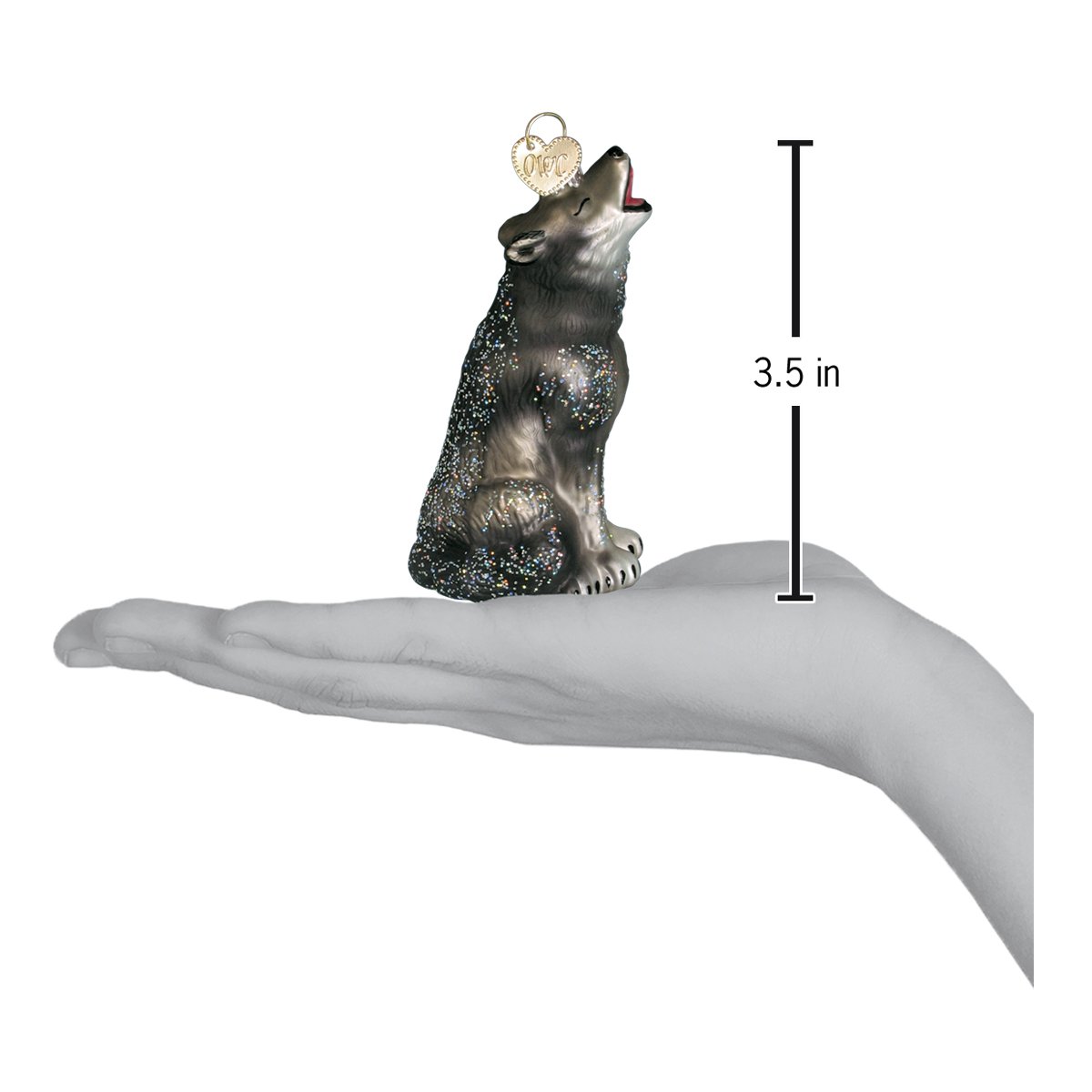 Old World Christmas Howling Wolf Ornament    