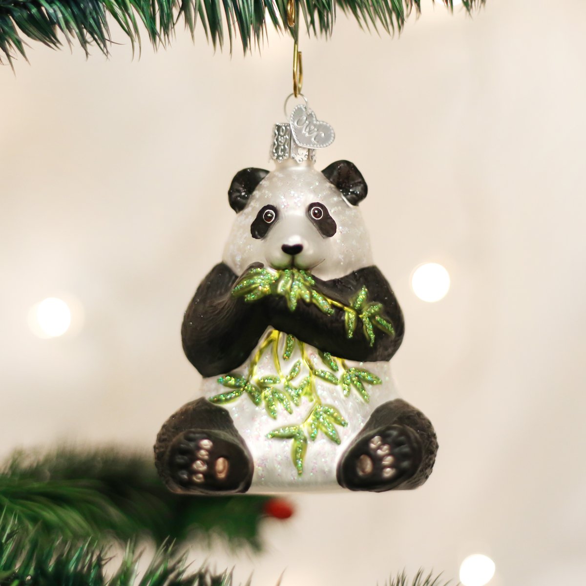 Old World Christmas - Panda Bear Ornament    