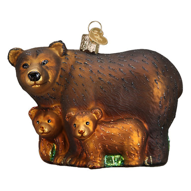 Old World Christmas - Bear With Cubs Ornament    