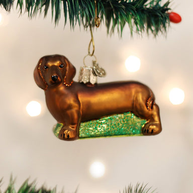 Old World Christmas Dachshund Ornament    