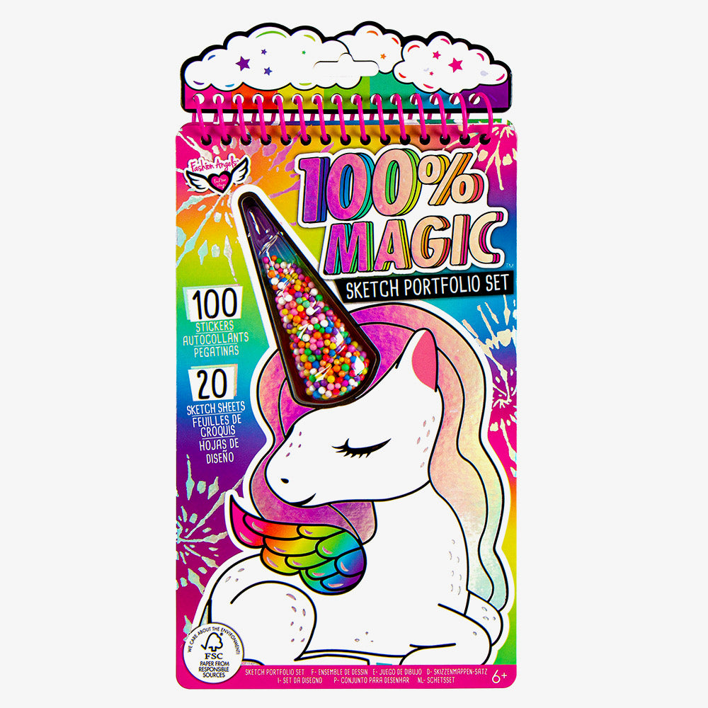 100% Magic Sketch Portfolio Set Unicorn