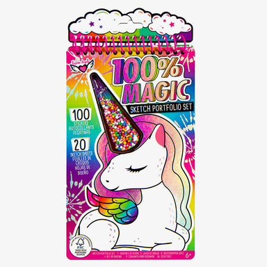 100% Magic Sketch Portfolio Set Unicorn