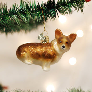 Old World Christmas Pembroke Welsh Corgi Ornament    