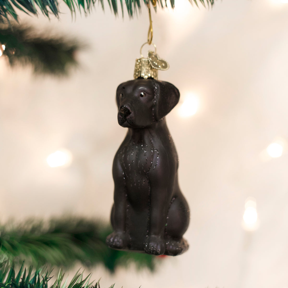 Old World Christmas Black Lab Ornament    