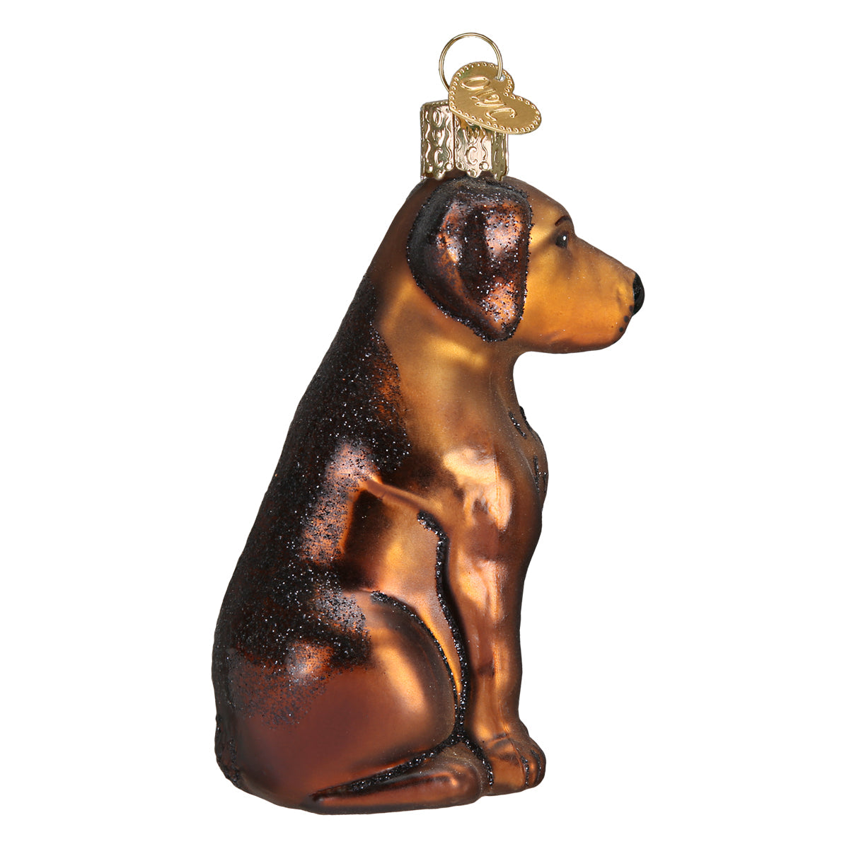 Old World Christmas Chocolate Lab Ornament    