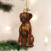 Old World Christmas Chocolate Lab Ornament    