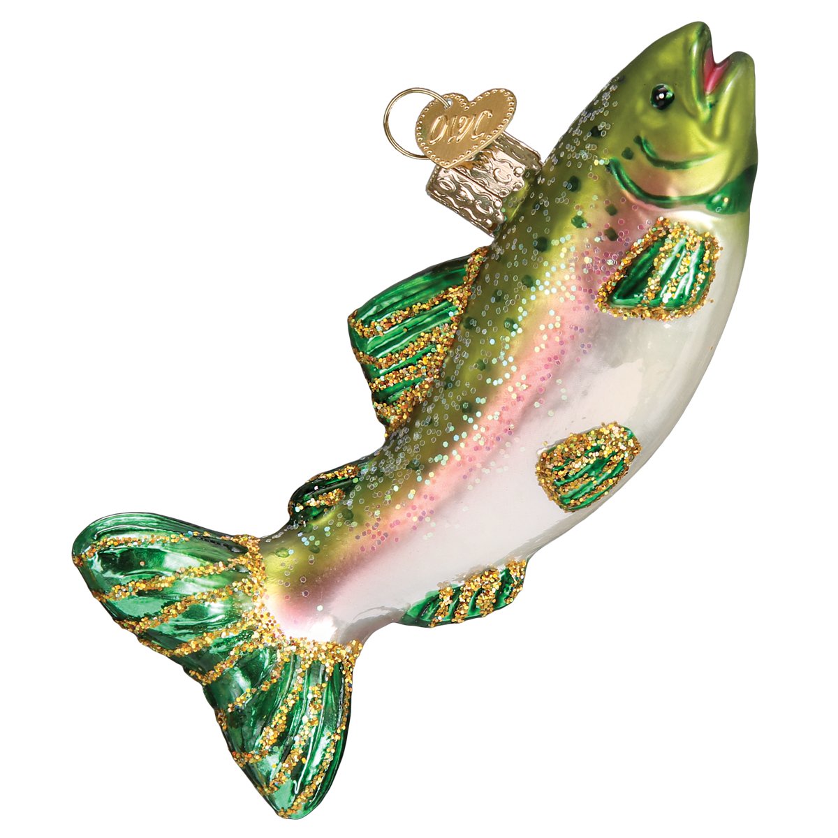 Old World Christmas - Alpine Rainbow Trout Ornament    