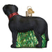 Old Workd Christmas - Standing Black Lab Ornament    