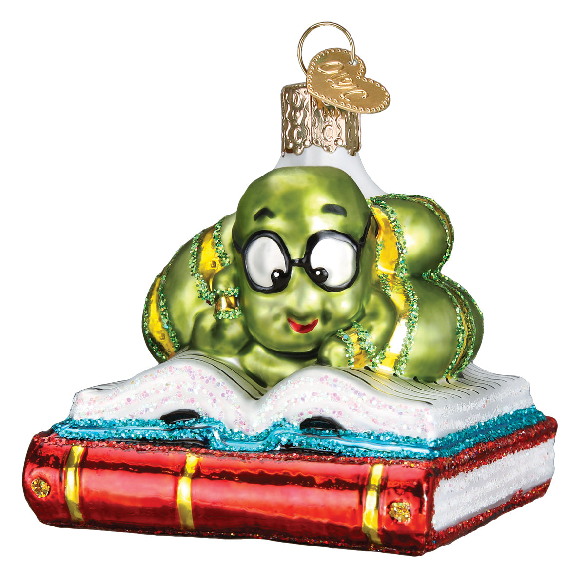 Old World Christmas Bookworm Ornament    