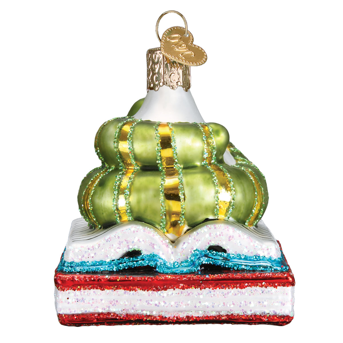 Old World Christmas Bookworm Ornament    