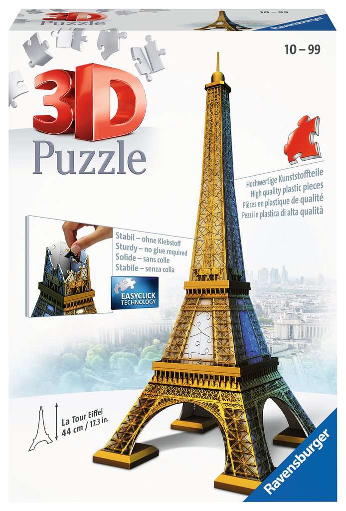 Eiffel Tower - 216 Piece 3D Puzzle    