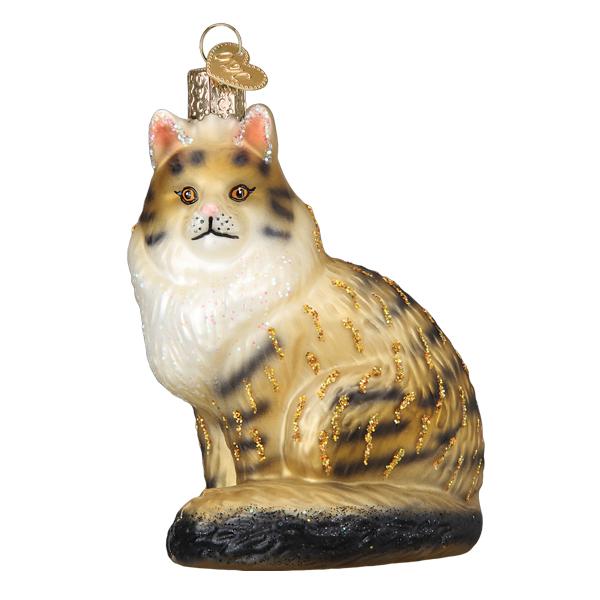 Old World Christmas Maine Coon Cat    