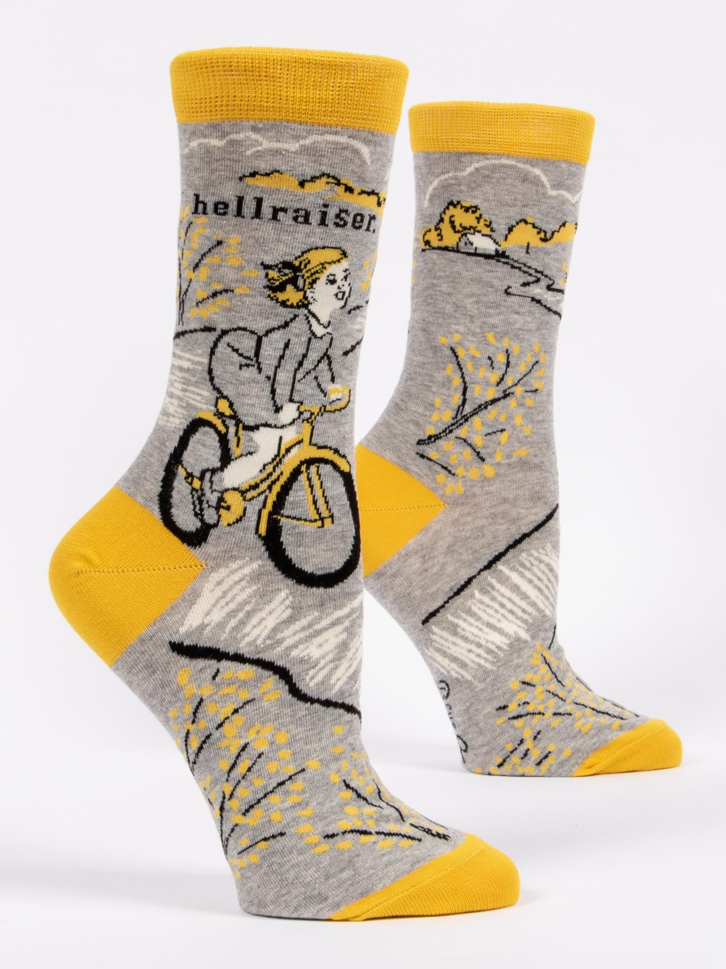Blue Q Women's Crew Sock Hellraiser    