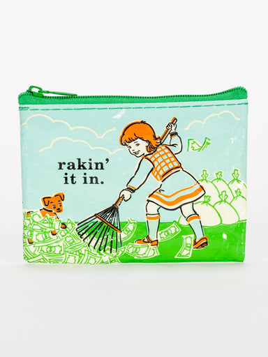 Blue Q Coin Purse - Rakin' It In    