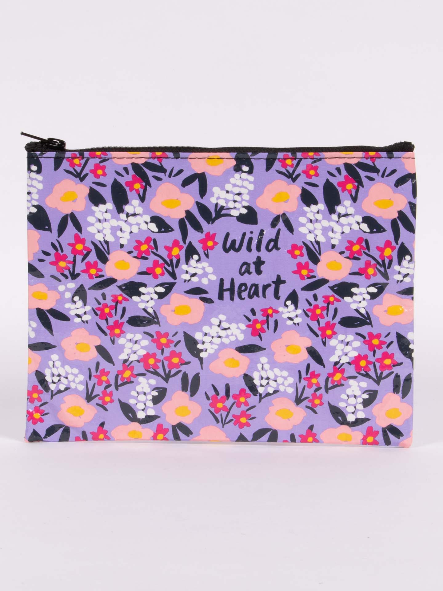 Blue Q Zip Pouch - Wild At Heart    