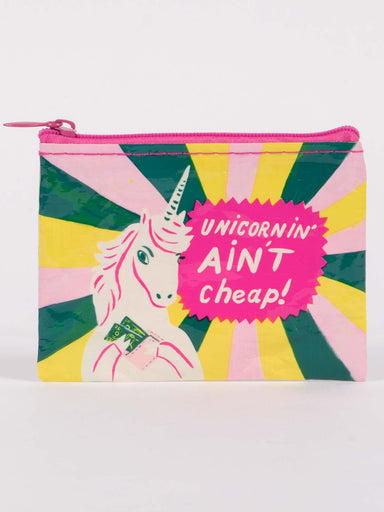 Blue Q Coin Purse - Unicornin' Ain't Cheap!    