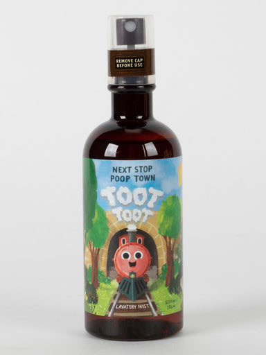 Blue Q Next Stop Poop Town Toot Toot! Lavatory Mist    
