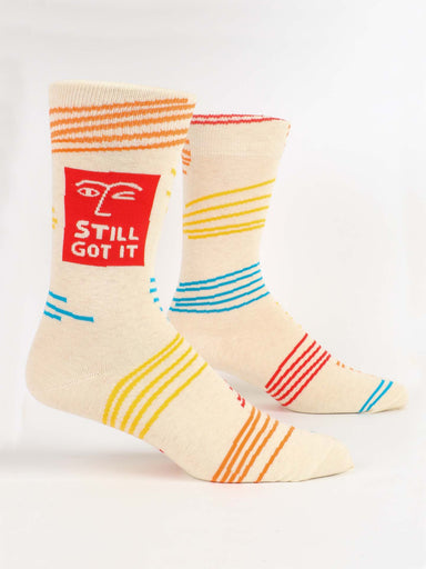 Blue Q Mens Crew Socks - Still Got It    