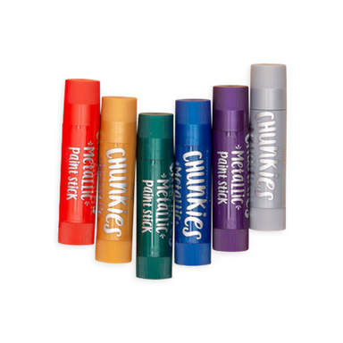 Chunkies Paint Sticks - 6 Metallic Colors    