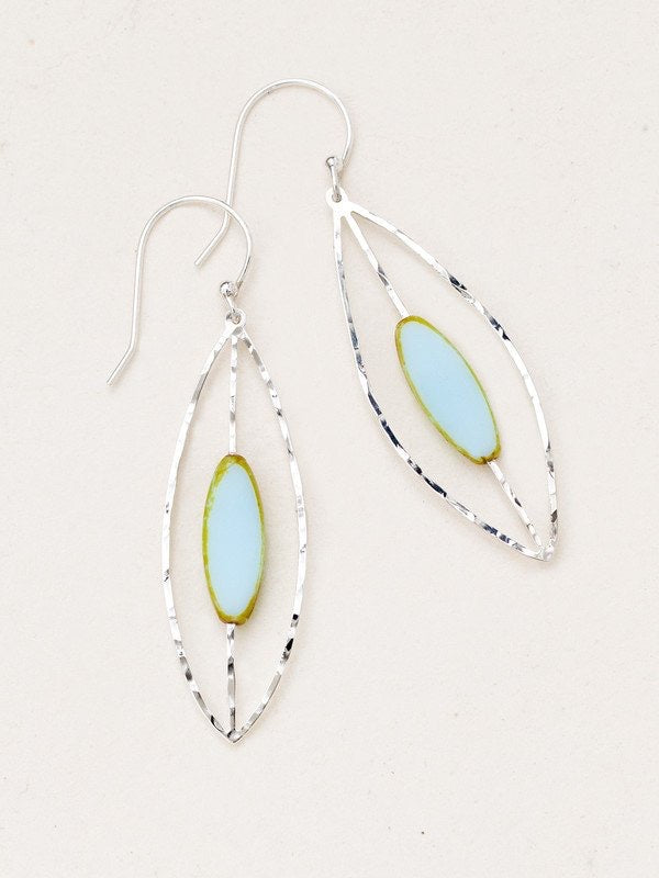 Holly Yashi Sasha Small Hoop Earrings - Sky    