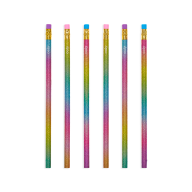 Oh My Glitter! 6 Graphite Pencils    