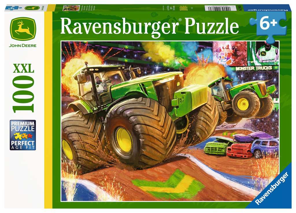 John Deere Big Wheels 100 Piece Puzzle    
