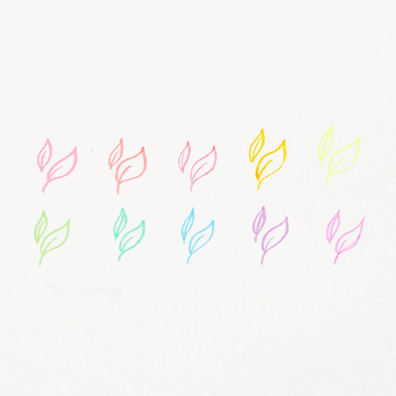 Pastel Mints - Mint Scented Flexitip Pastel Highlighters    