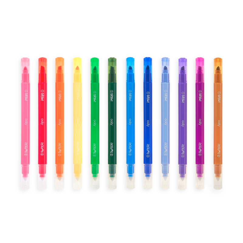 Switch-eroo - 12 Color Changing Markers    
