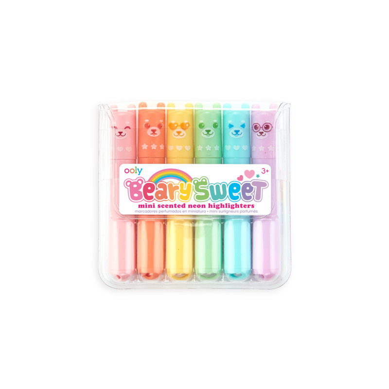 Beary Sweet - Mini Scented Neon Highlighters    