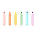 Beary Sweet - Mini Scented Neon Highlighters    