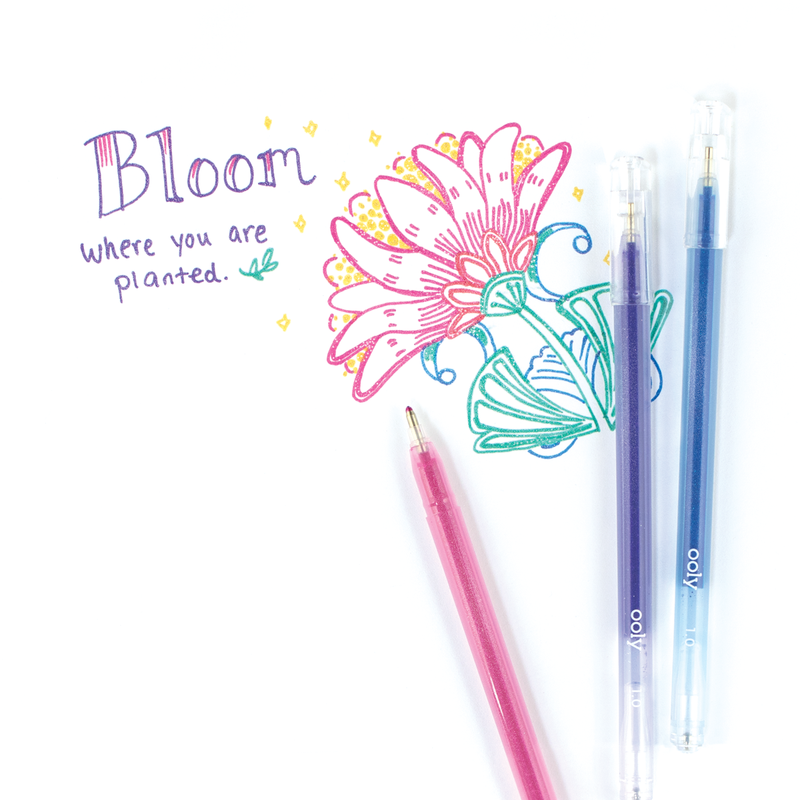 Radiant Writers Glitter Gel Pens    