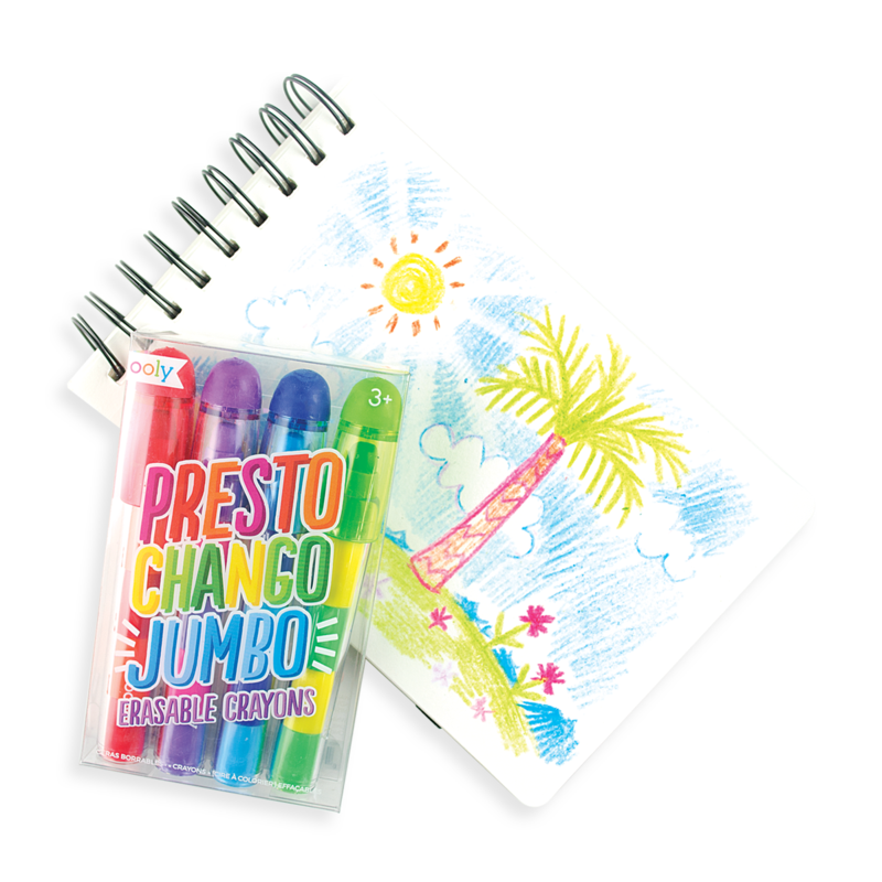 Presto Chango Jumbo Erasable Crayons    